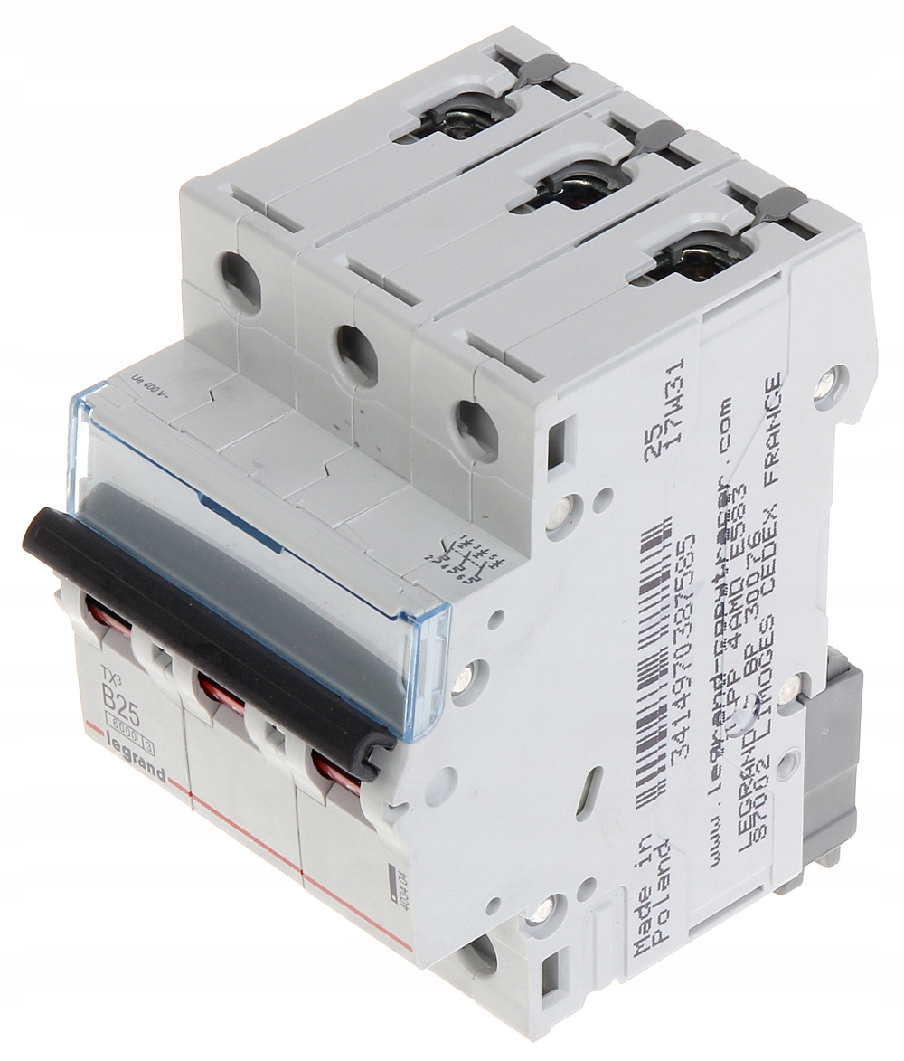 Nadproudový Vypínač LE-403404 Třífázový 25 A Typ B Legrand