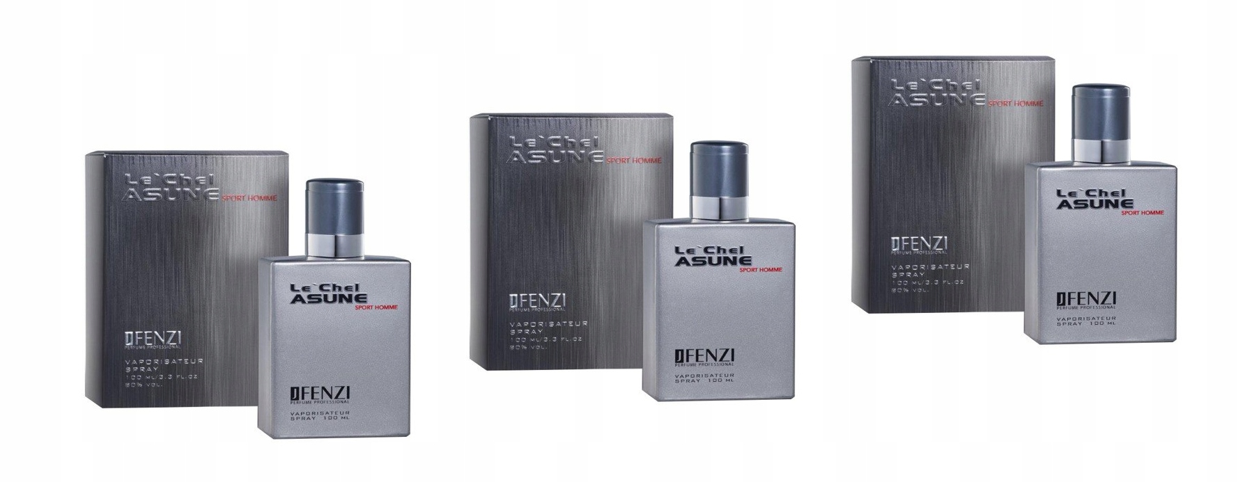 Jfenzi Le'chel Asune Sport Homme 3x100ml Edp