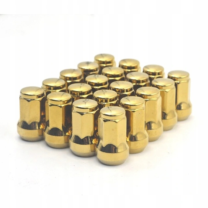Колесные гайки Ford Dodge Honda 12x1. 5 19mm злотый 20