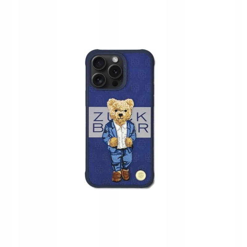 Etui Nakładka Zuck Bear Paris Gentelman do Iphone 15 Pro Bow Suit