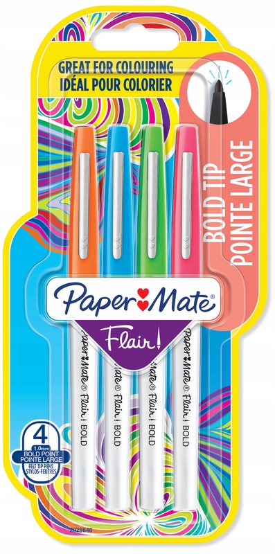 Komplet KOLOROWYCH Flamastrów dla DZIECI Pisaki OZDOBNE Pisaki Paper Mate Marka inna