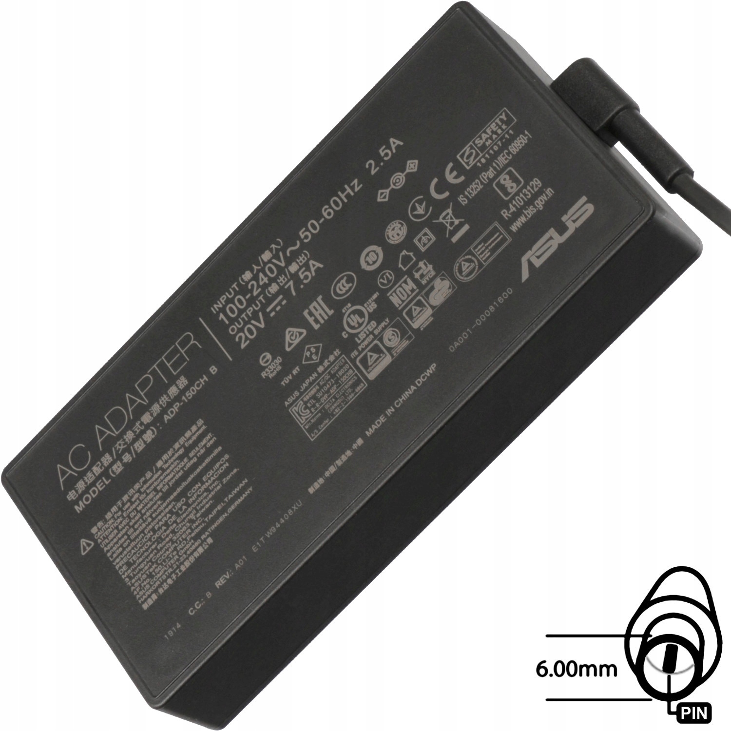 Asus orig. adaptér 150W 20V 3P (6PHI)