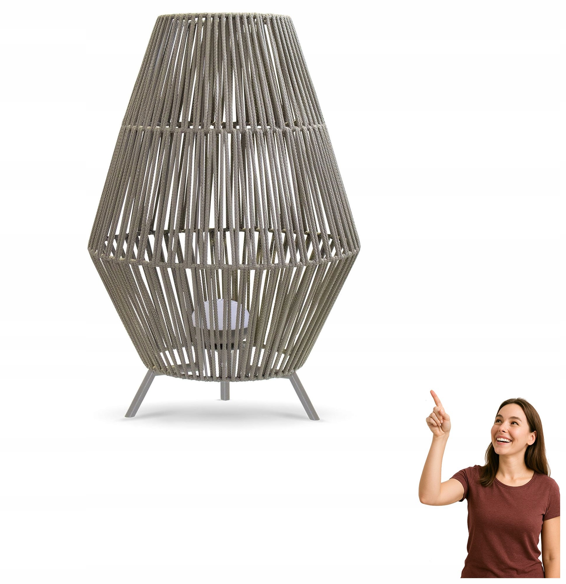 Vonkajšia stojaca Led lampa 9W Conta 70 3114 Zuma Line