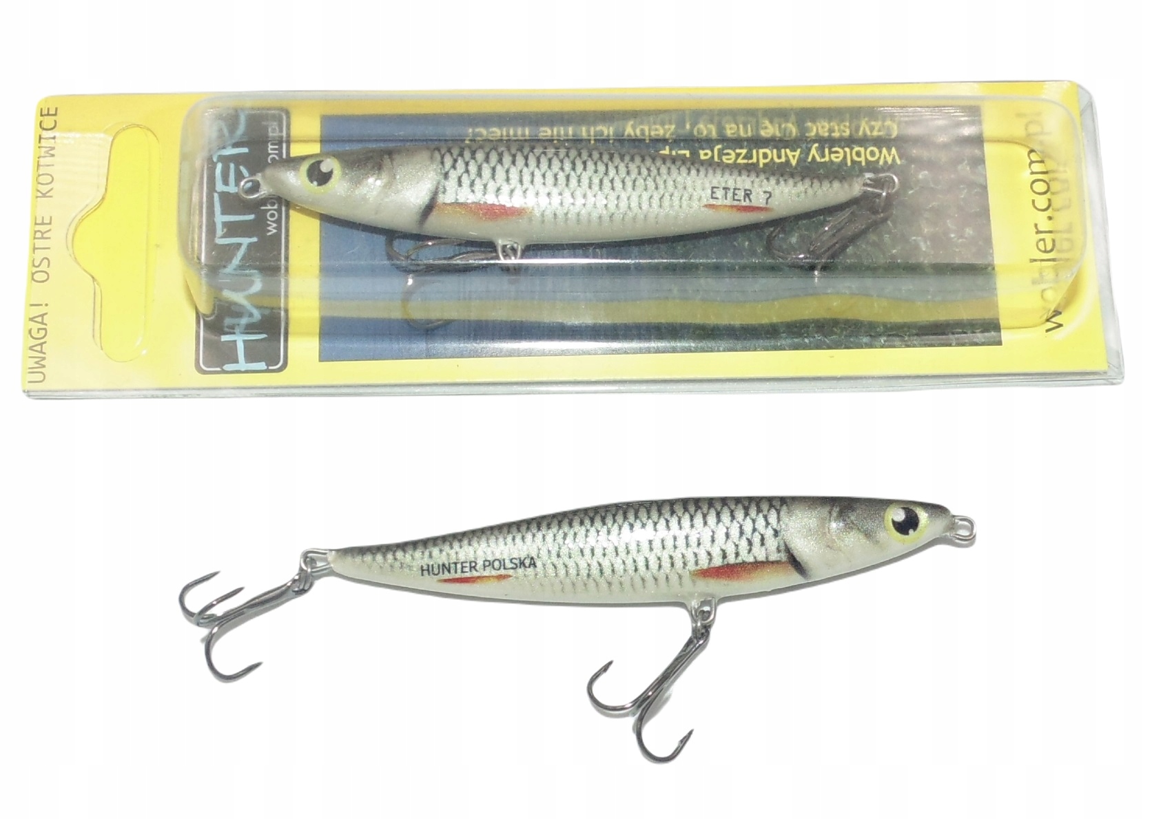 

Bezsterowy Wobler Na Bolenia Hunter Eter 10 CM Bl