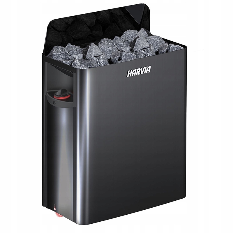 Elektrická saunová pec Harvia The Wall SW45 Black Steel 4.5 kW