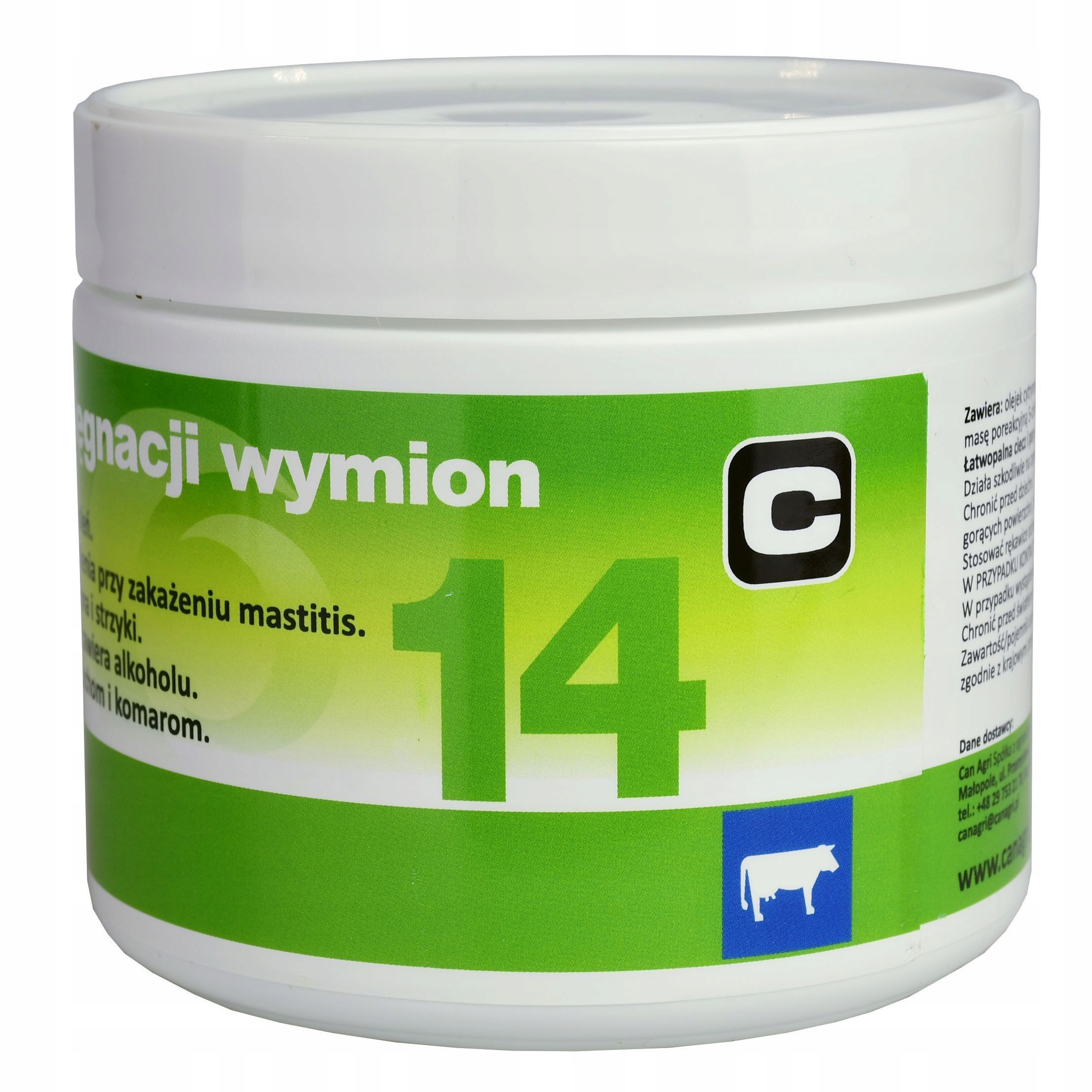 

Żel do pielęgnacji wymion ”14”, 500 ml