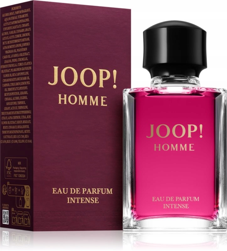 Joop! Homme Eau De Parfum Intense Parfémovaná Voda Pro Muže 75 ML