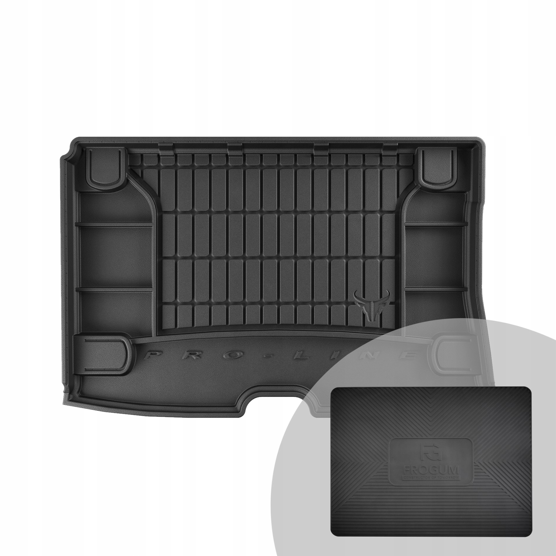 Frogum Gumová rohož do kufru 3D pro Fiat Qubo Lounge 2008-2020