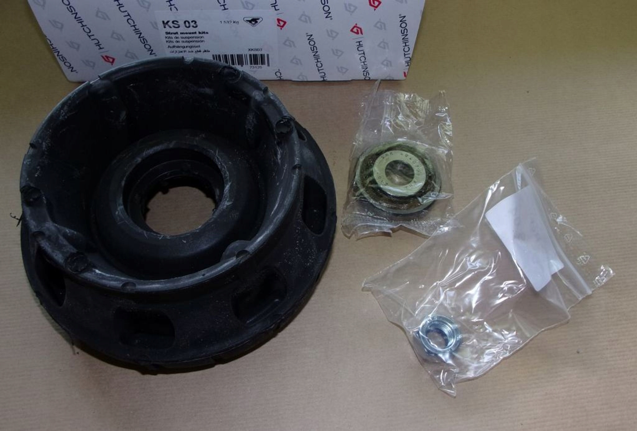 Polštář Amort.r Trafic II Sada. Přední Část Hut KS03