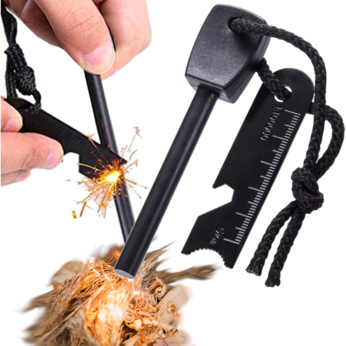 

Krzesiwo Magnezowe Wojskowe Survival Rozpałka XL