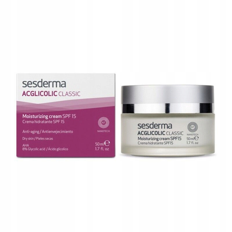 Sesderma Acglicolic Krem do twarzy nawilżający SPF15 50 ml kwas glikolowy