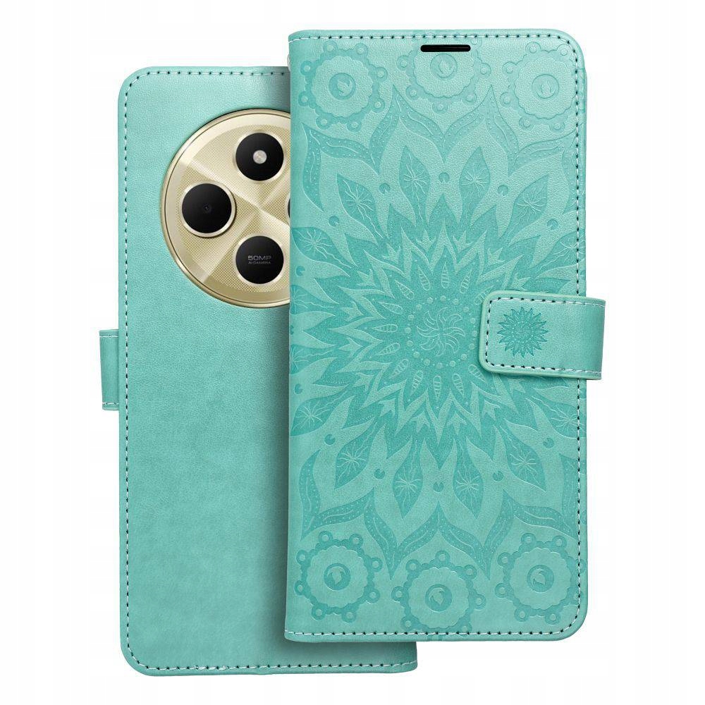 Etui Mezzo Book Do Xiaomi Redmi 14C Mandala Zielony