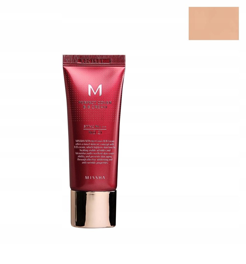

Missha M Perfect Cover 21 Light Beige krem Bb