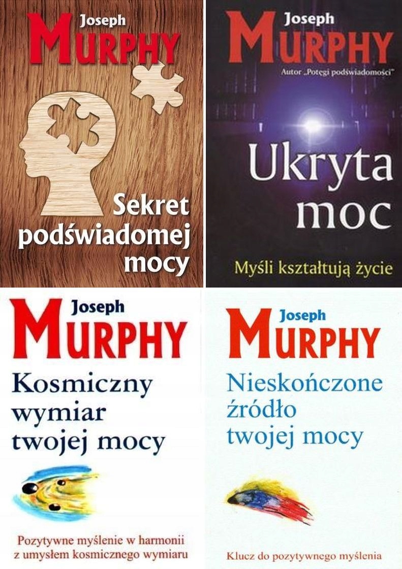 JOSEPH MURPHY Zestaw 4 książek
