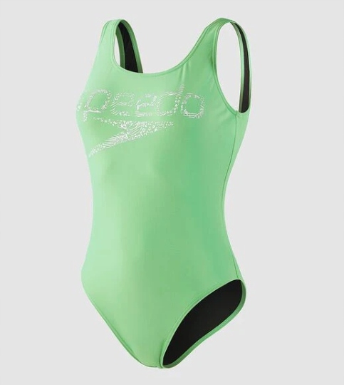 Damski Strój kąpielowy Speedo Logo Deep U-bk Hi Leg 1PC Af