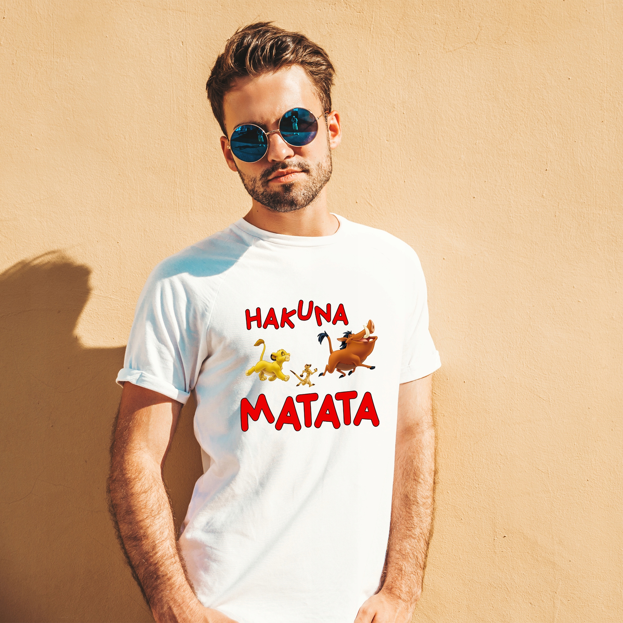 Módní tričko tričko pánské HAKUNA MATATA - L za 336 Kč - Allegro