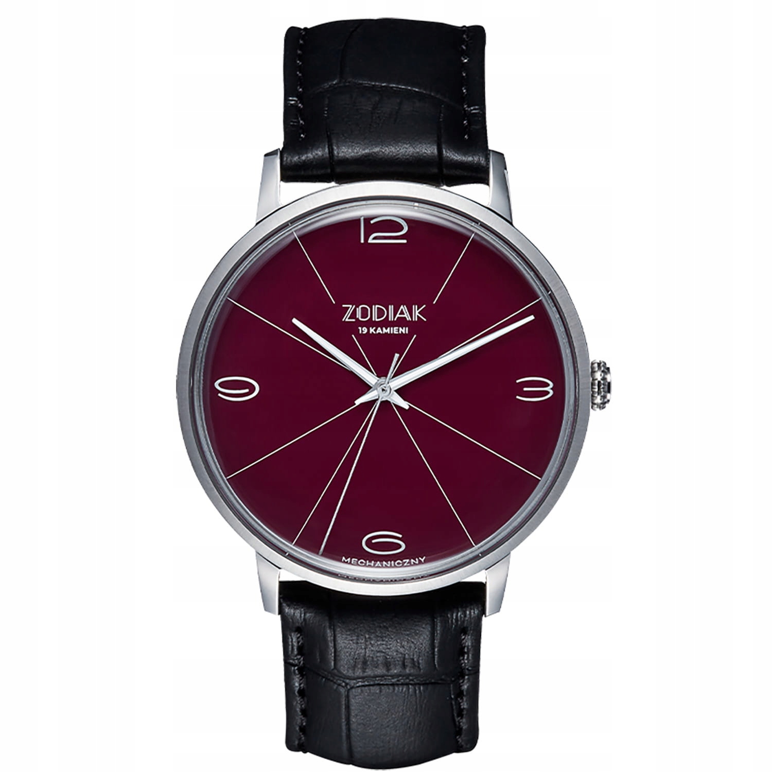 Pánské Hodinky Błonie Zodiak Mechanické 3 (Švestka)