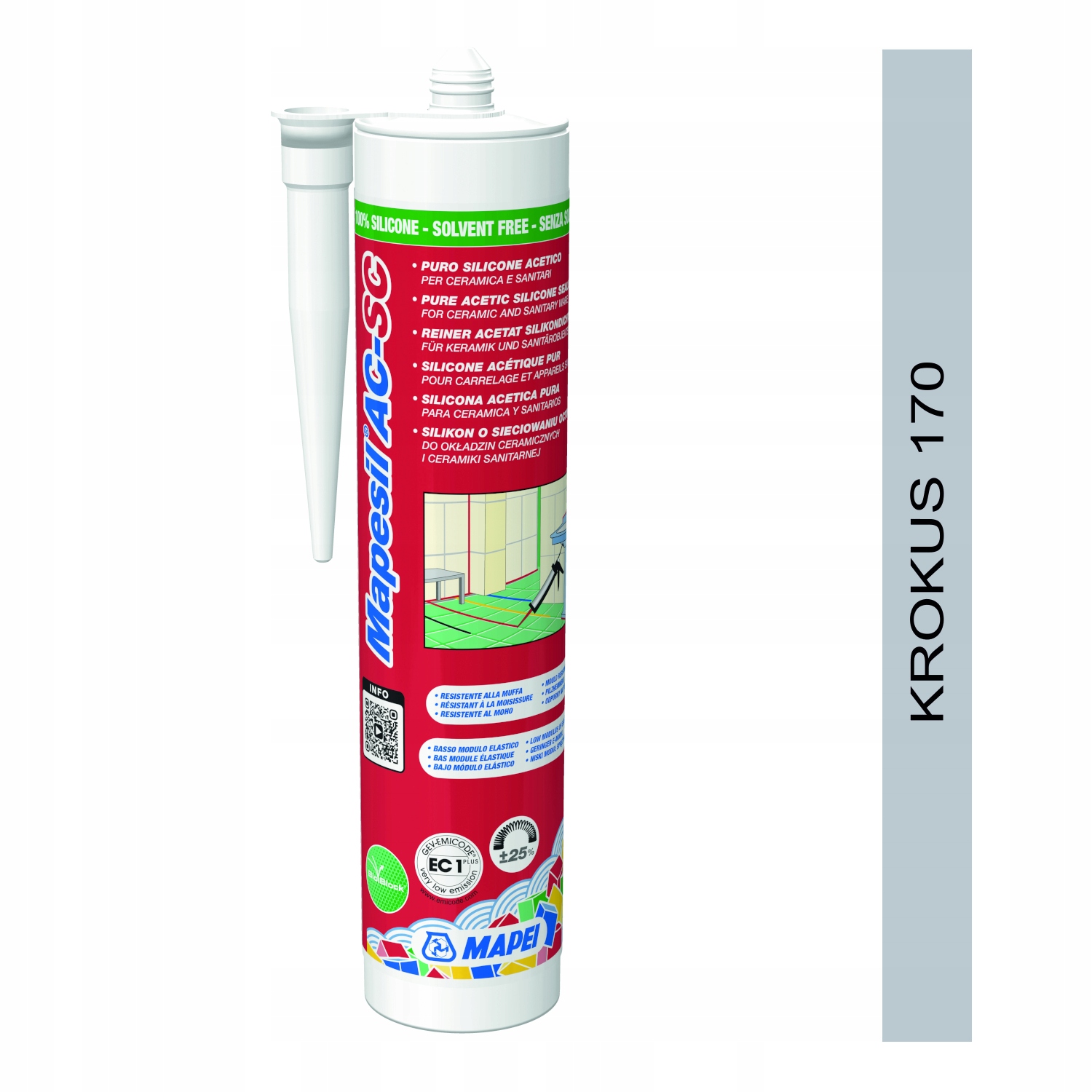 

Silikon Mapei Mapesil Ac-sc 170 krokus 310ml