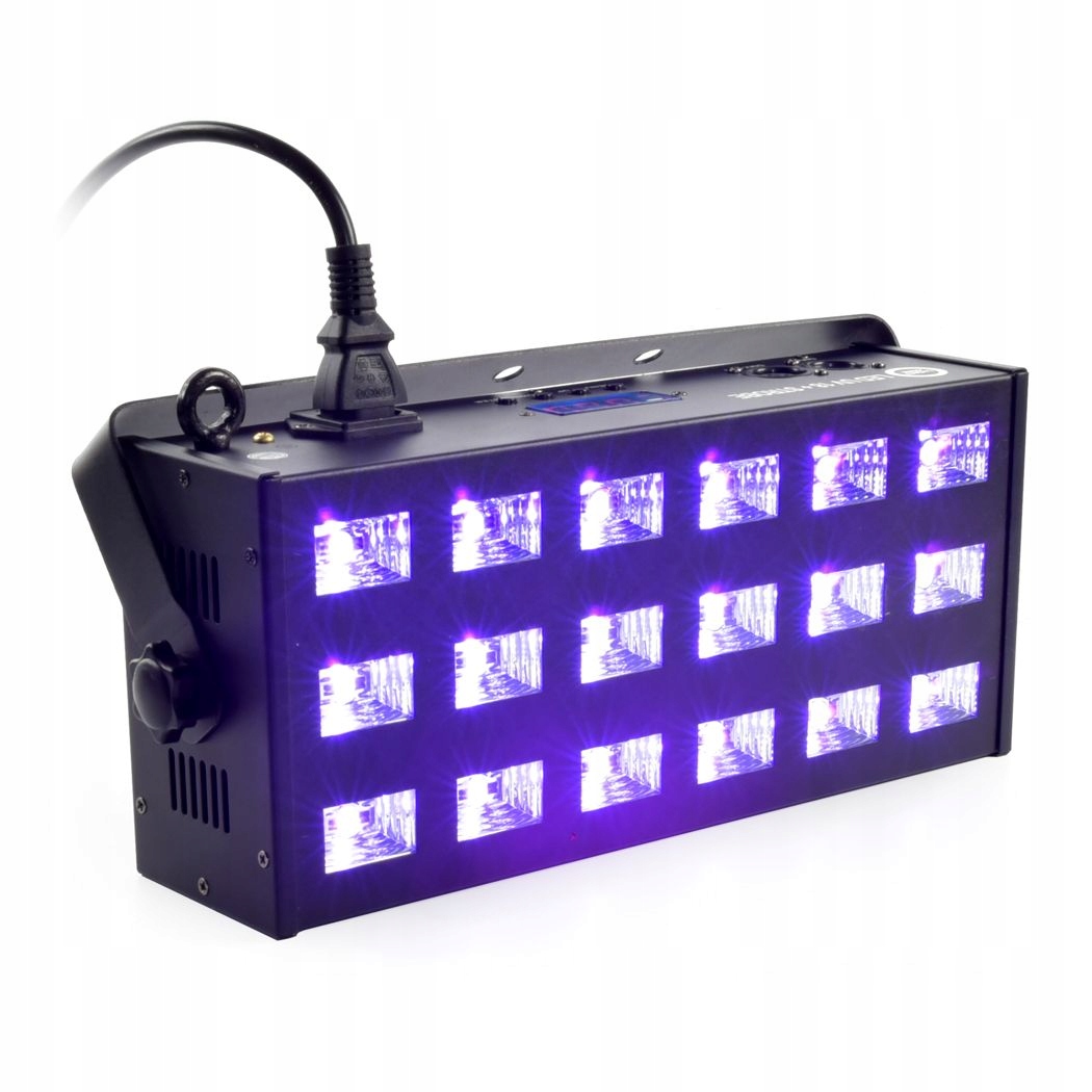 LIGHT4ME Led Uv 18x3W reflektor stroboskop DMX