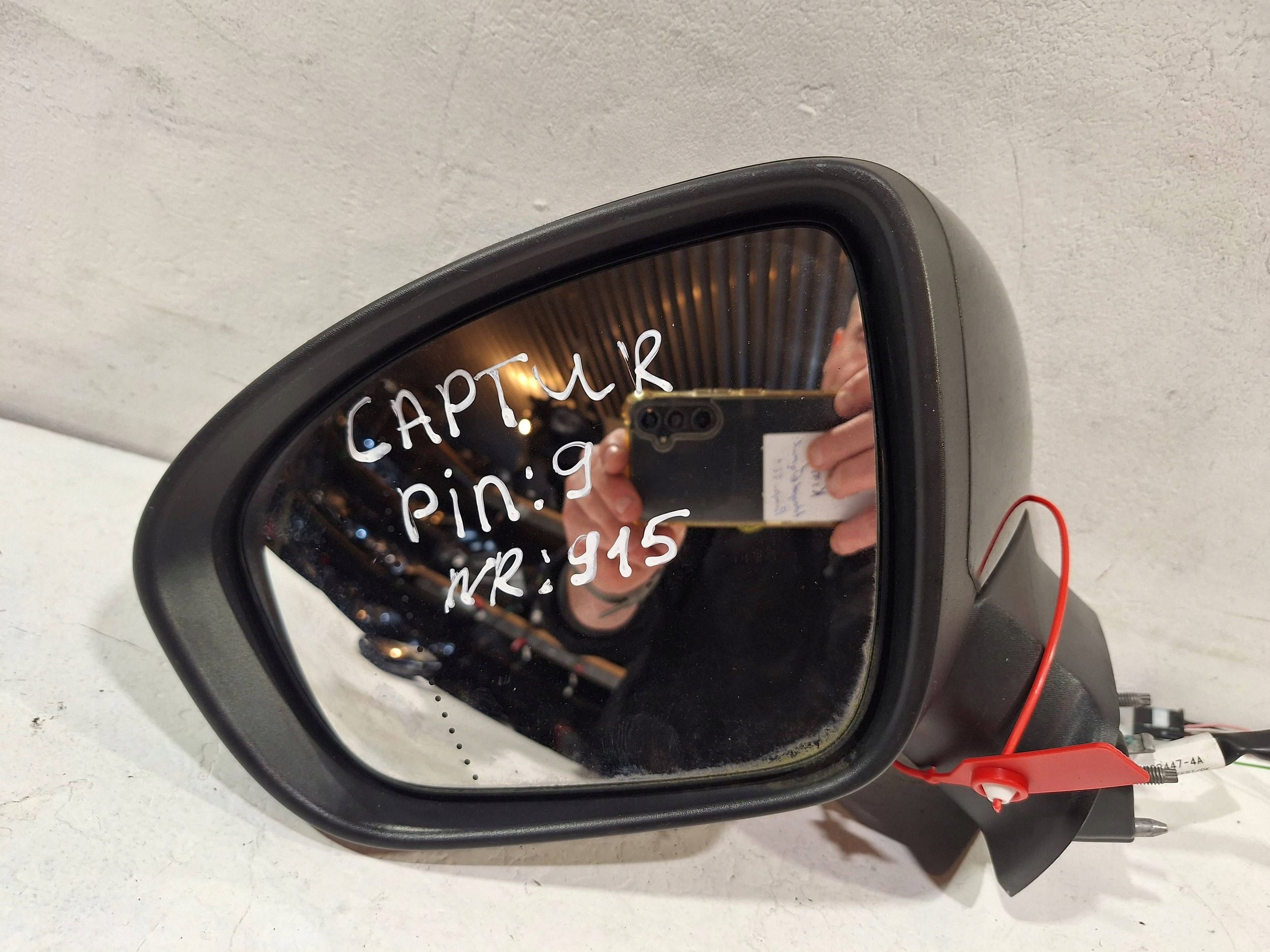 mirror exterior left 9 PIN A262447-4A RENAULT CAPTUR II 19