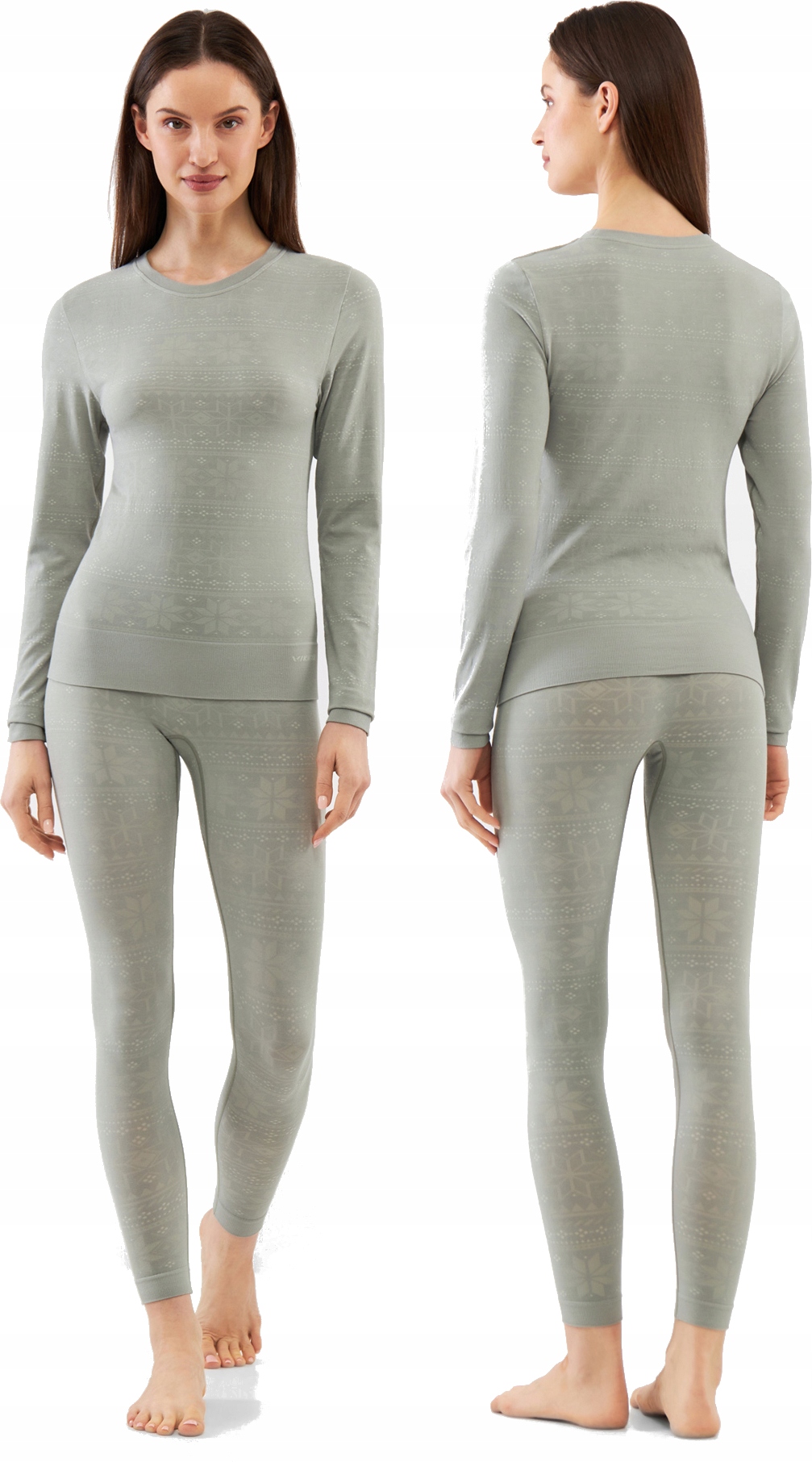 Dámské termoaktivní spodní prádlo Viking Sigrid šedé 0200 L