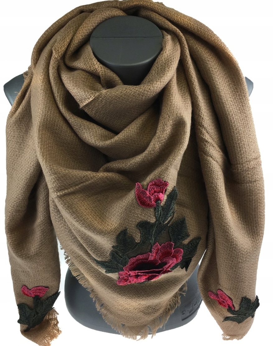 

Chusta duża cieplutka Piękna Nowe Wzory I Kolory