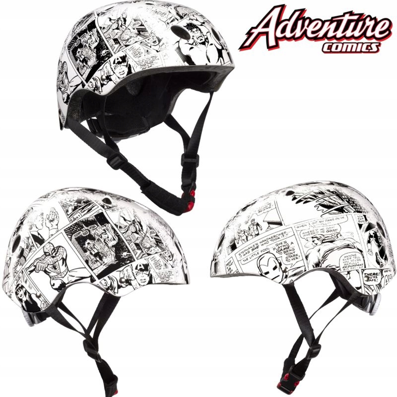 Kask rowerowy dziecięcy sportowy 52-56 cm "M/L" Marvel Avengers Comics