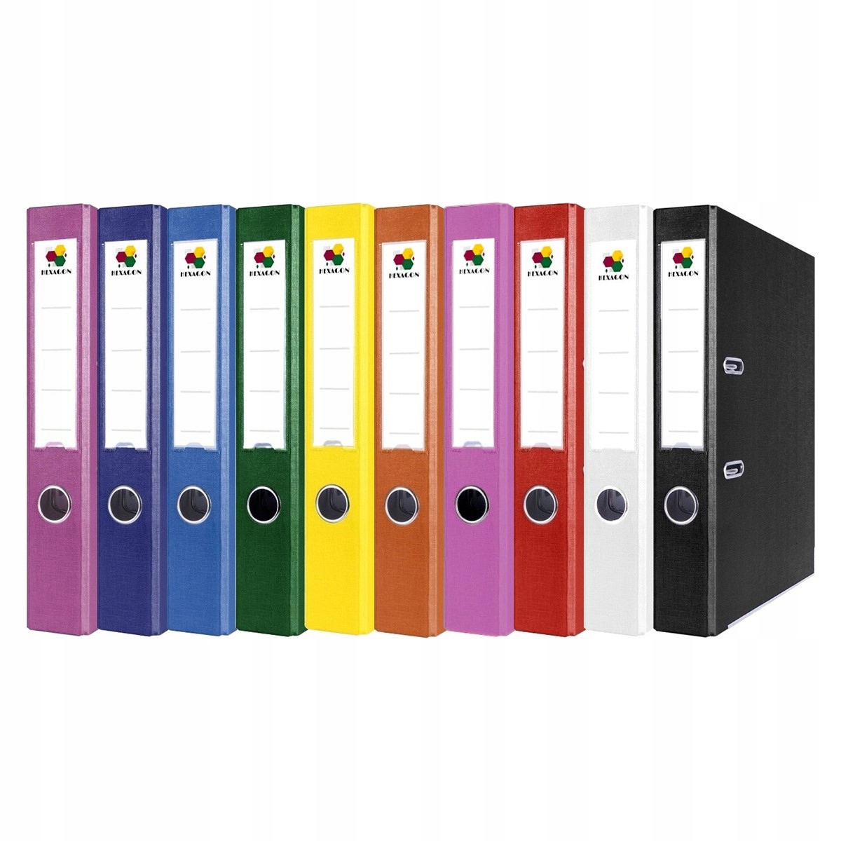 

10x Segregator A4 50mm z Okuciem Mix Kolorów