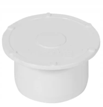 KOREK KANALIZACYJNY 50 mm ZAŚLEPKA RURY PP PCV BIAŁY
