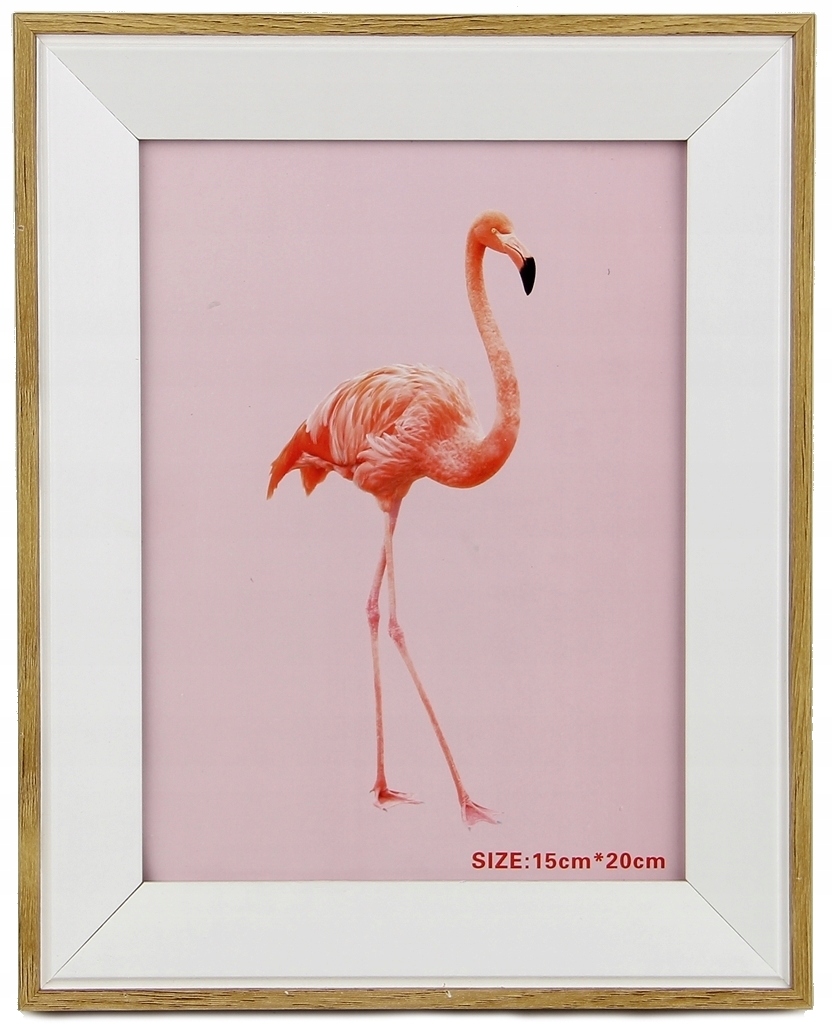 

Ramka foto 15x20cm a'la Drewno Biel gruba