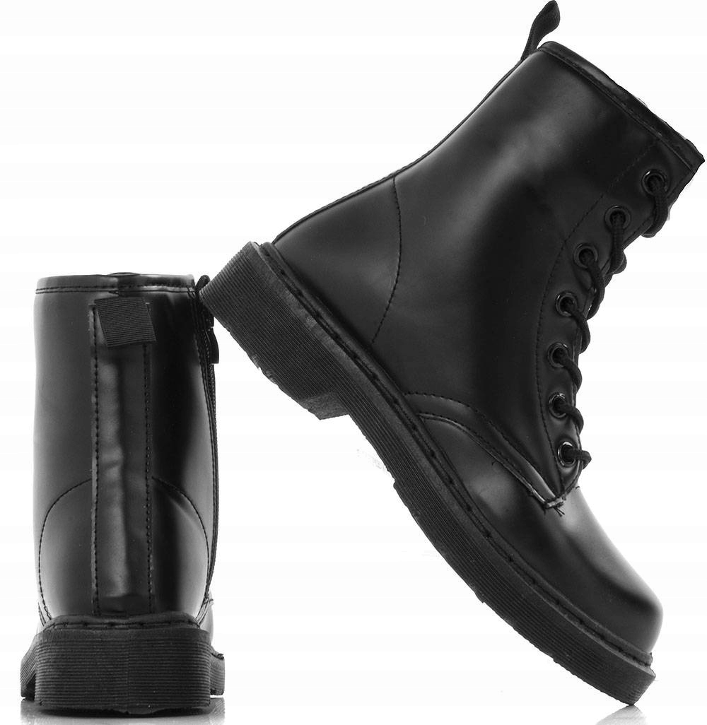 5995 CZARNE MATOWE OCIEPLANE BOTKI GLANY 40 Płeć kobieta