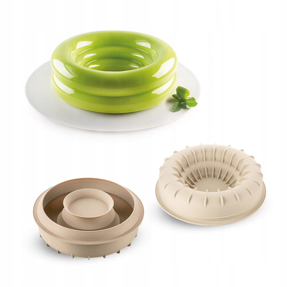 Silikónová forma Silikomart 3D – okrúhla forma na koláče a dezerty 22 cm