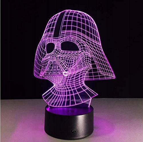 Lampka Nocna Darth Vader Star Wars 16 LED PLEXIDO Kolor wielokolorowy