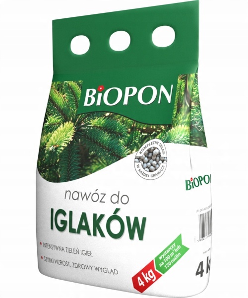 

Biopon Nawóz Granulowany Do Iglaków 4 kg worek