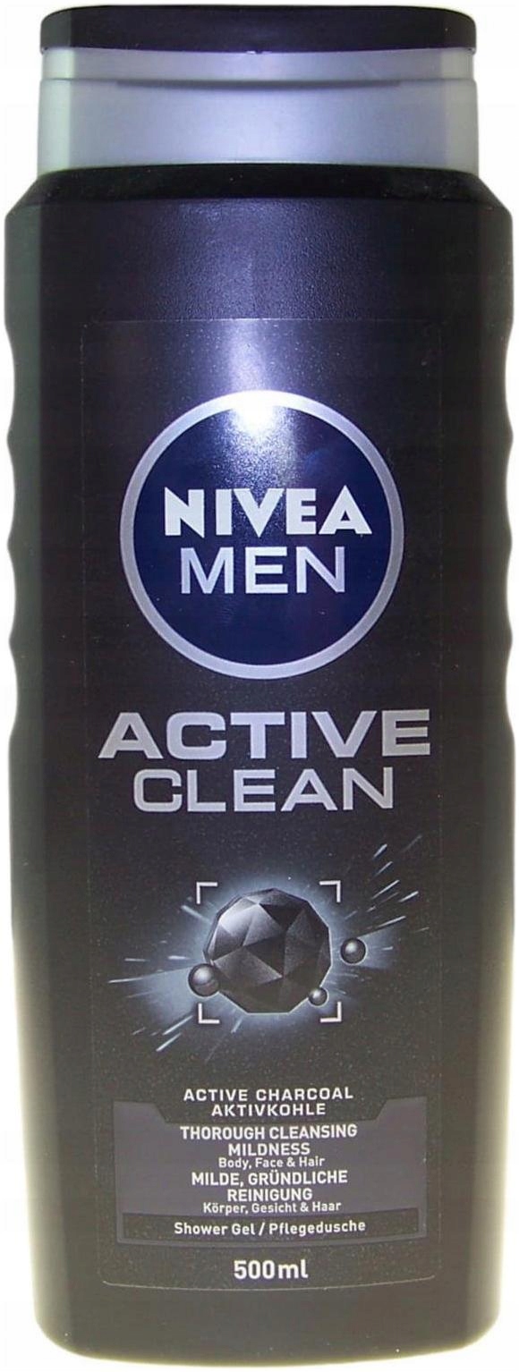 

Nivea Men żel pod prysznic active clean 500ml