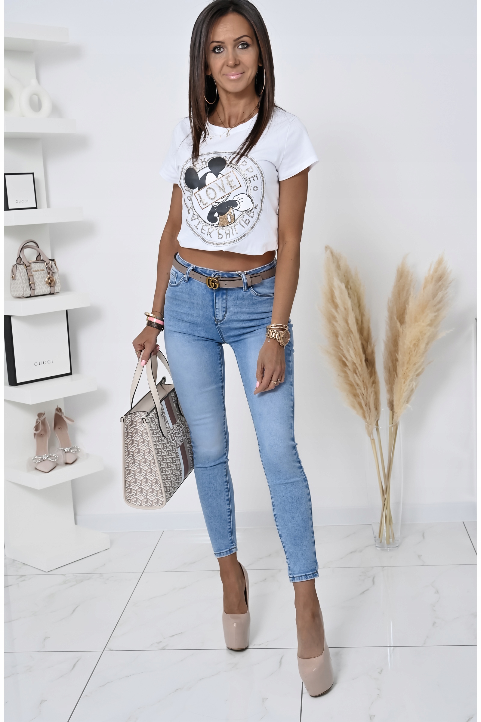 DOPASOWANE CASUALOWE JEANSY PUSH UP JENNER! S Model Jenner