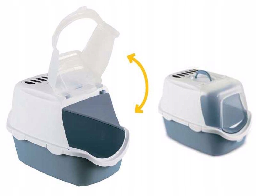 Wc uzavřené Cathy Easy Clean, modrošedá