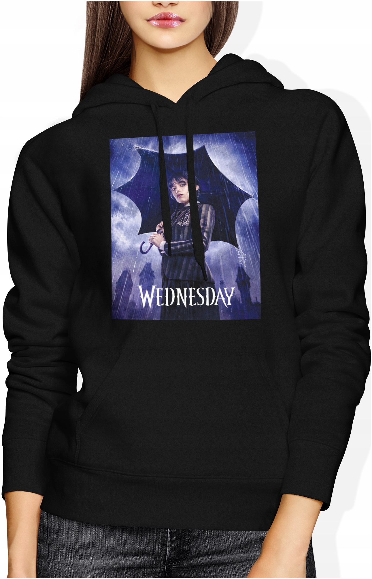 

Wednesday Addams Bluza Damska Wensday Adams Rozm M