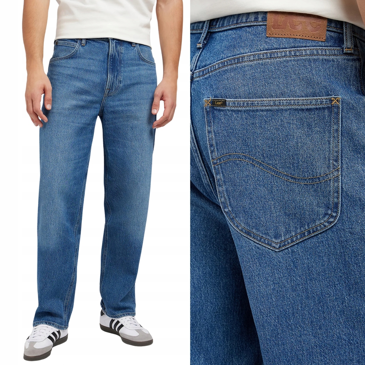 Lee Asher loose straight Handsome velmi volné džínové kalhoty W33 L34