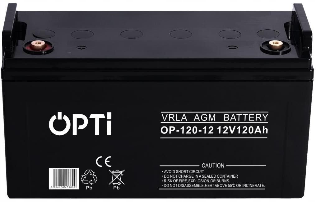Akumulator Volt Polska Agm Opti 120Ah 12V M8 Bezobsługowy Ups