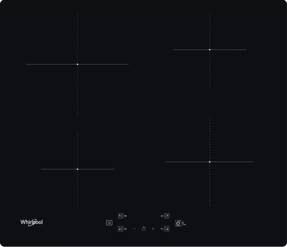 Płyta indukcyjna Whirlpool Ws Q7360 Ne 60cm 4pola Booster 6.Zmysł Czarna