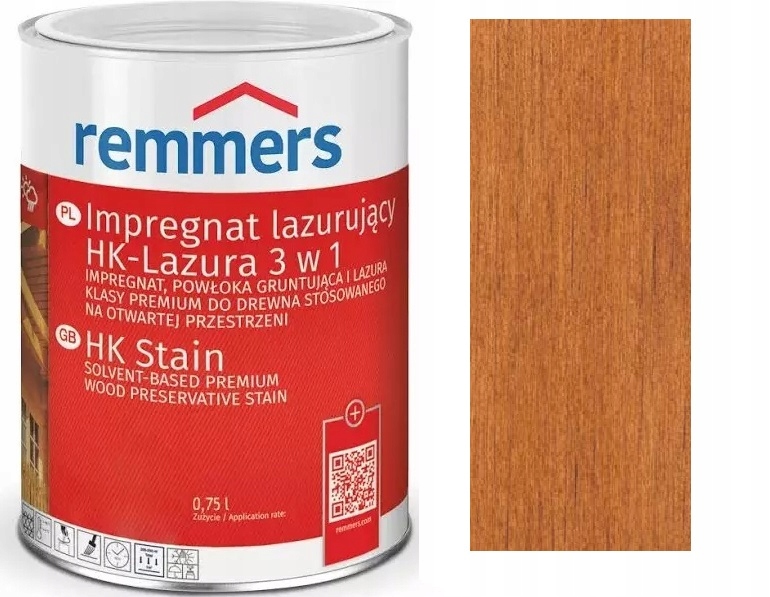

Remmers Hk-lasur Lazura 0,75L Teak Tik 2251
