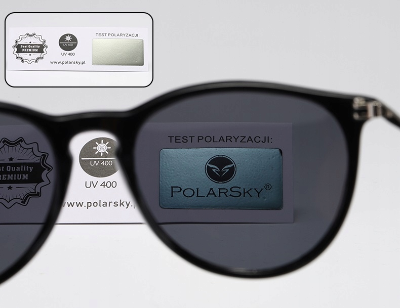 Okulary przeciwsłoneczne UV lekkie kocie POLARSKY — 15