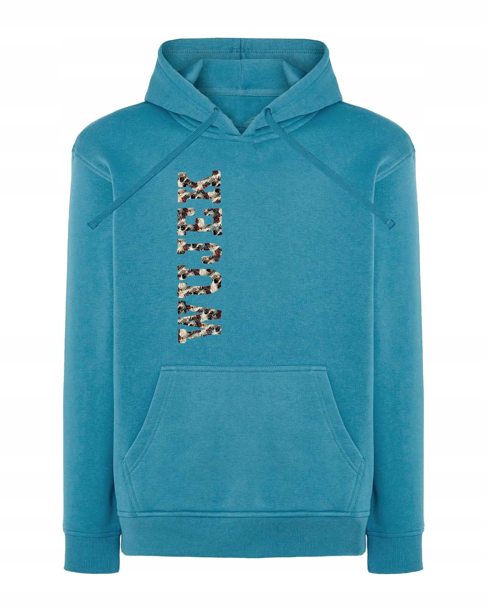 Mikina s kapucí pro strýčka, bojová nálada, světle modrá L