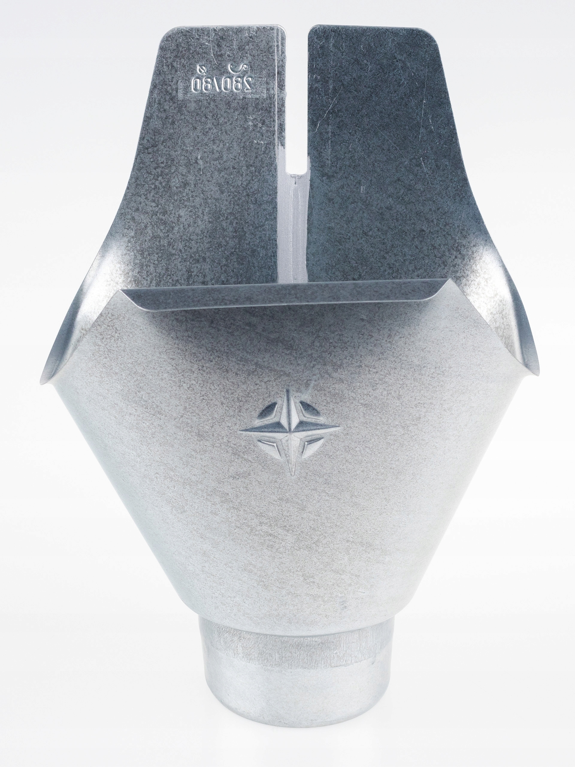 

Ocynk lej spustowy do rynny ocynkowanej 125/100