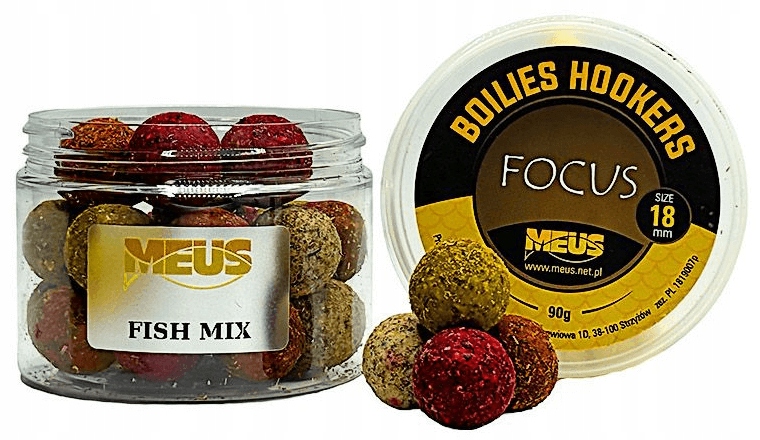 Kulki haczykowe na Karpia Meus Focus 18mm Fish Mix
