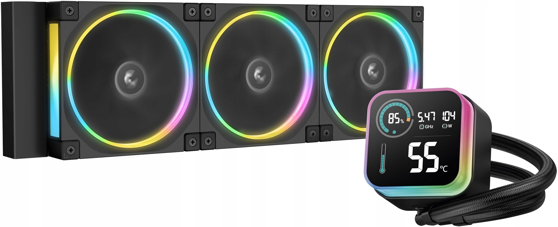 Chłodzenie wodne Deepcool LQ360 Ultra Argb (R-LQ360-BKASMC-G-1)