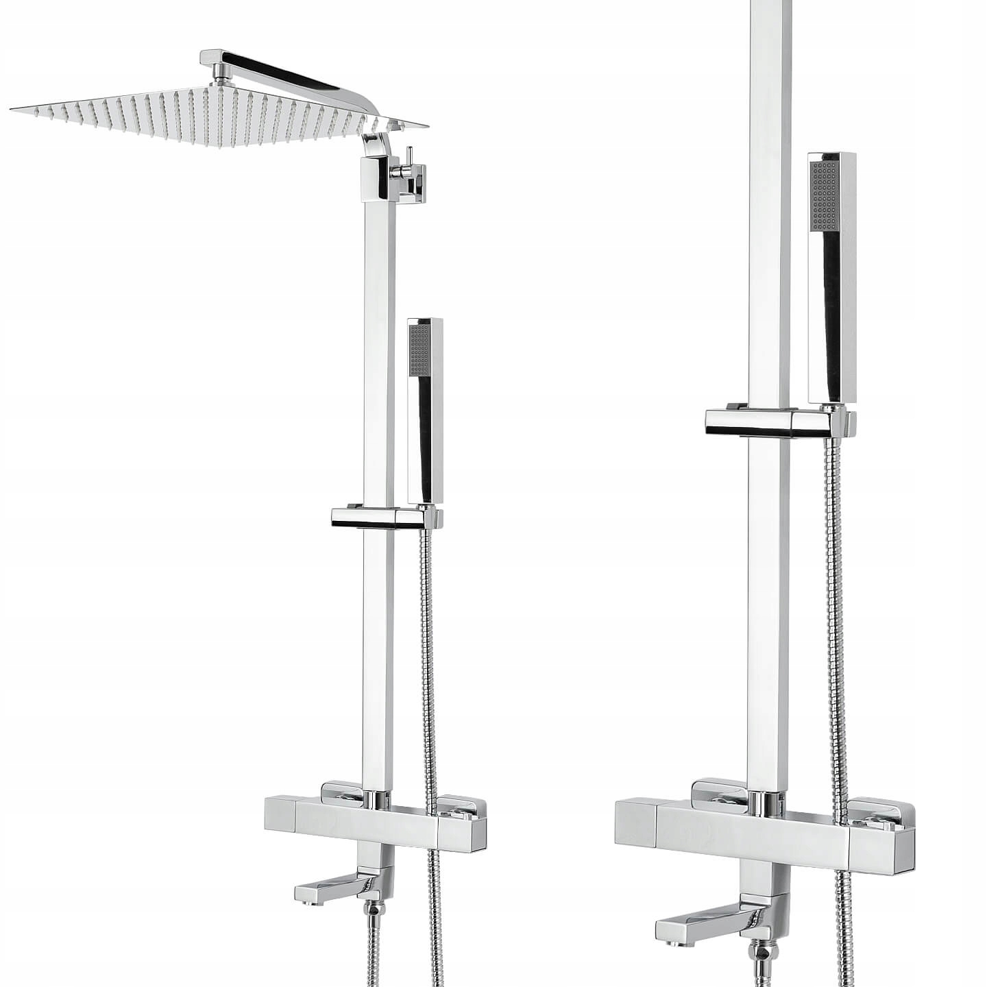 Sprchový Stĺp S Termostatom, Batéria S Výklopným Výtokom Do Vane