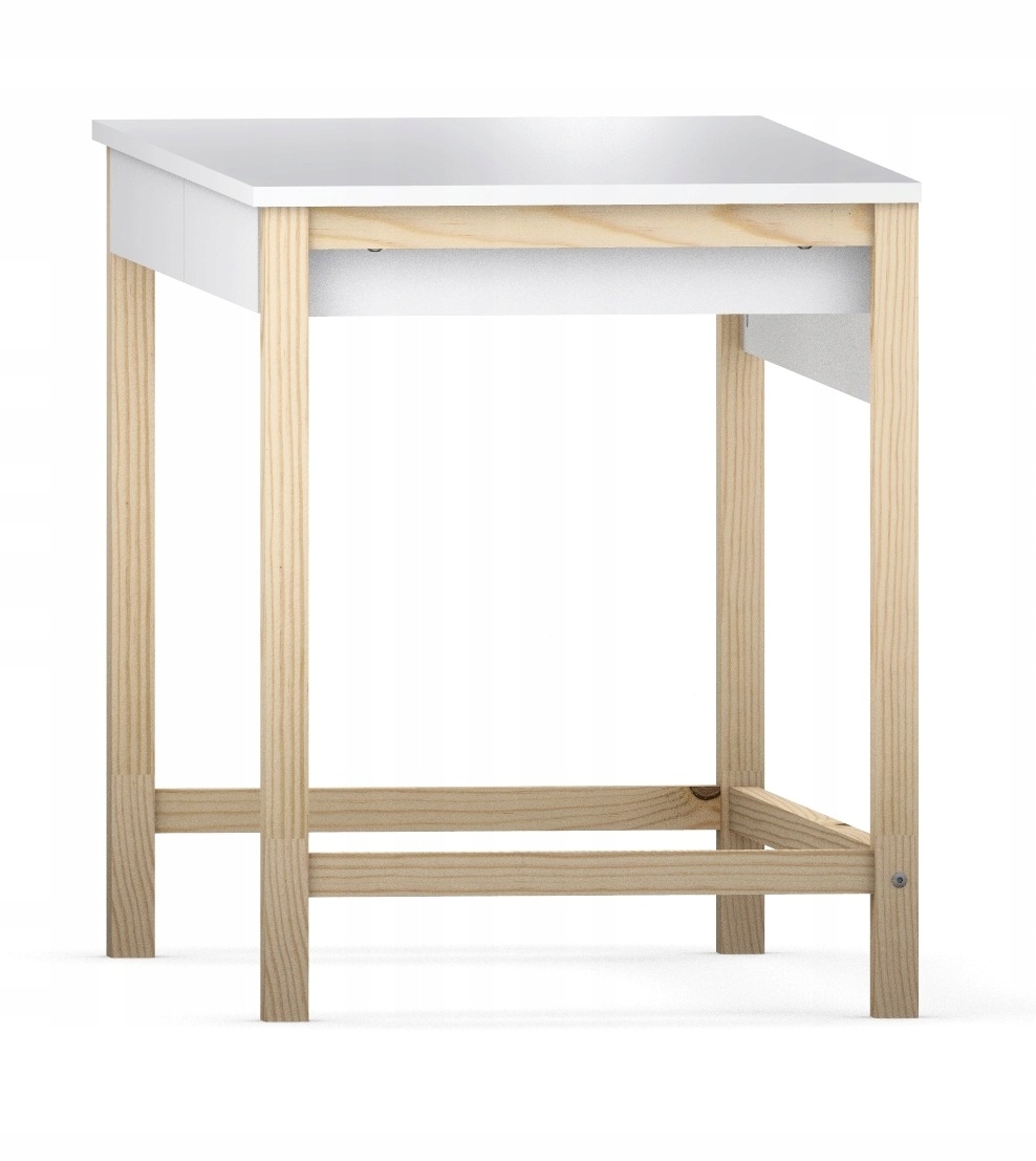 Biurko białe skandynawskie 120x60 z 2 szufladami Kolekcja Meble skandynawskie