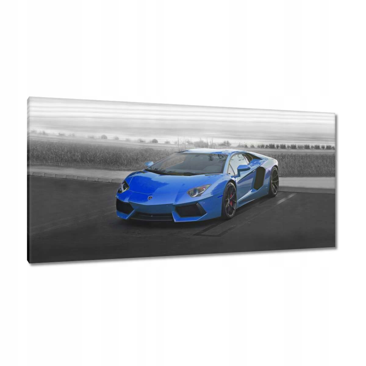 Obrazy 115x55 Modré sportovní auto